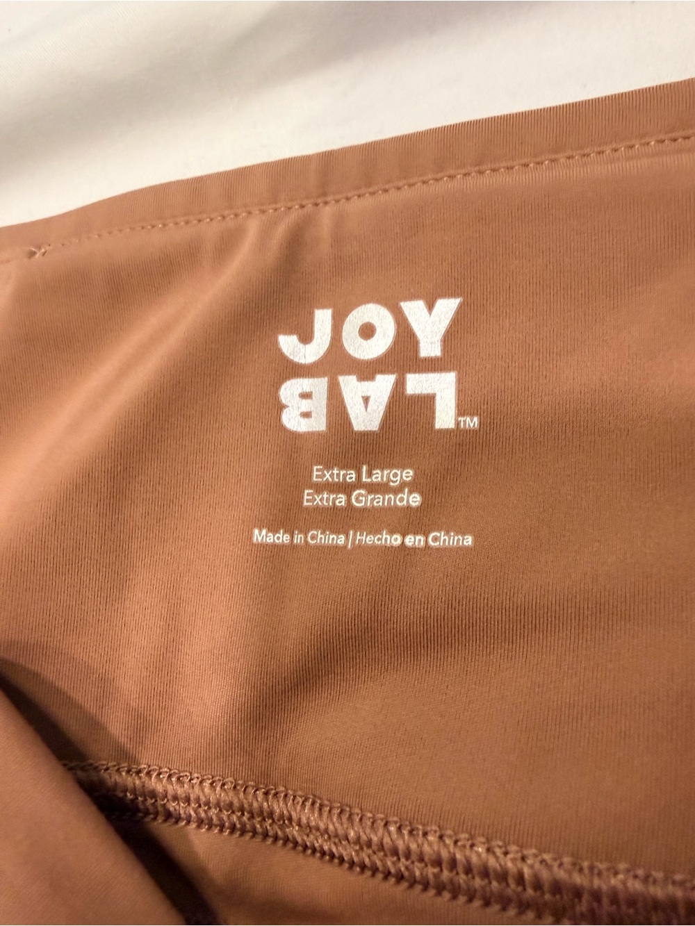 JoyLab High Rise Front Seam Flare Leggings Pants Camel Brown XL - Picture 3 of 9
